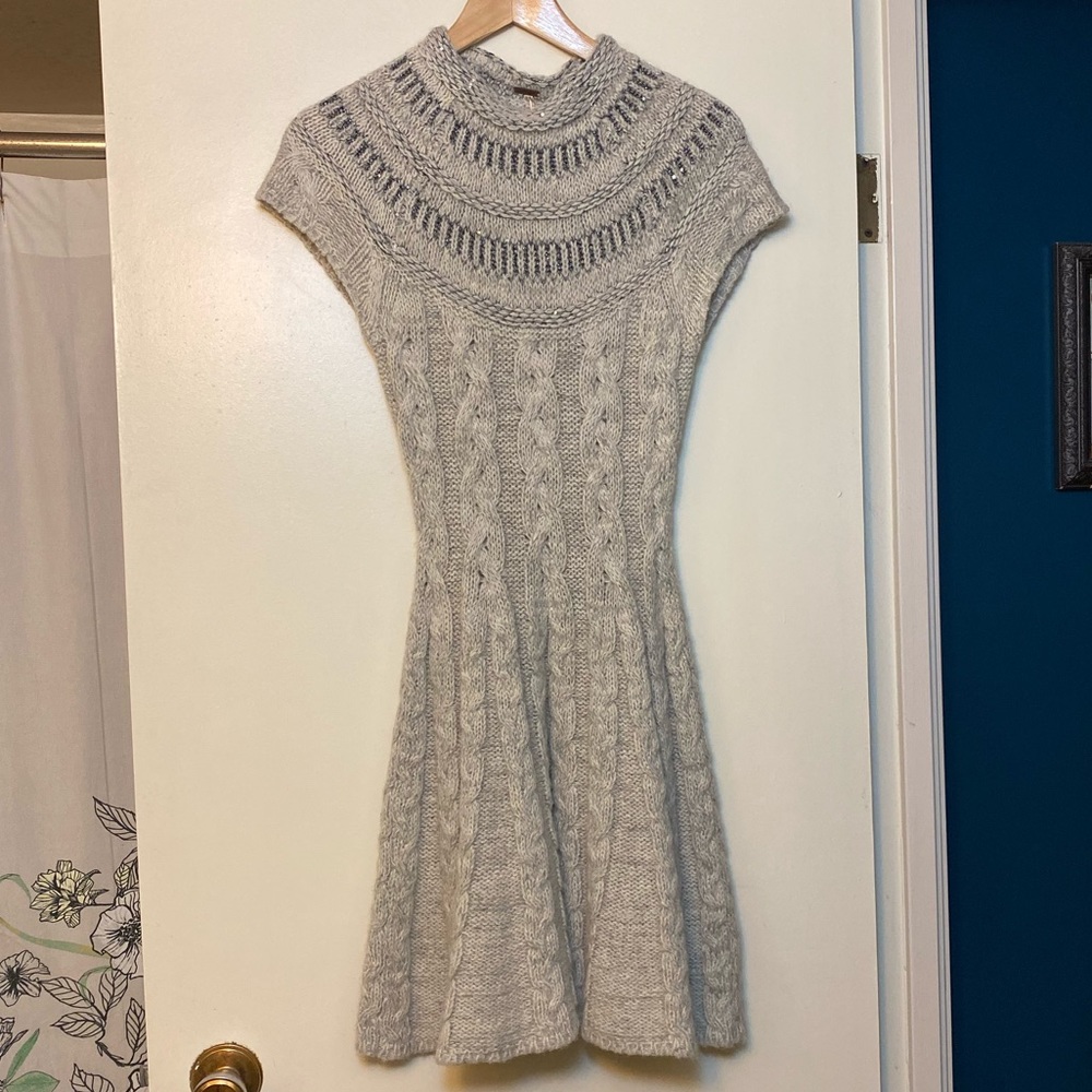 Free People Cableknit Dress